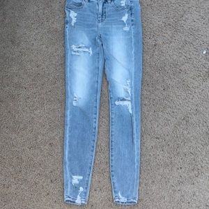 american eagle ripped jeans